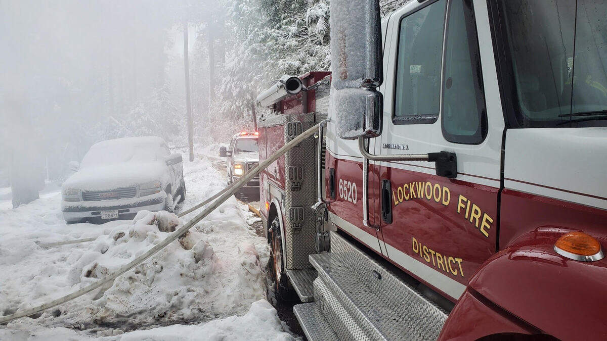 A person and a dog were found dead after a house fire on Gold Creek Trail in Volcano, Calif., early Sunday morning, March 5, 2023. The Amador Fire Protection District and Amador County Sheriff’s Office are investigating.