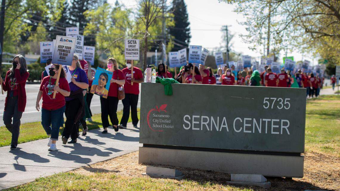 Sacramento city teachers to strike next week as dispute over staffing drags on