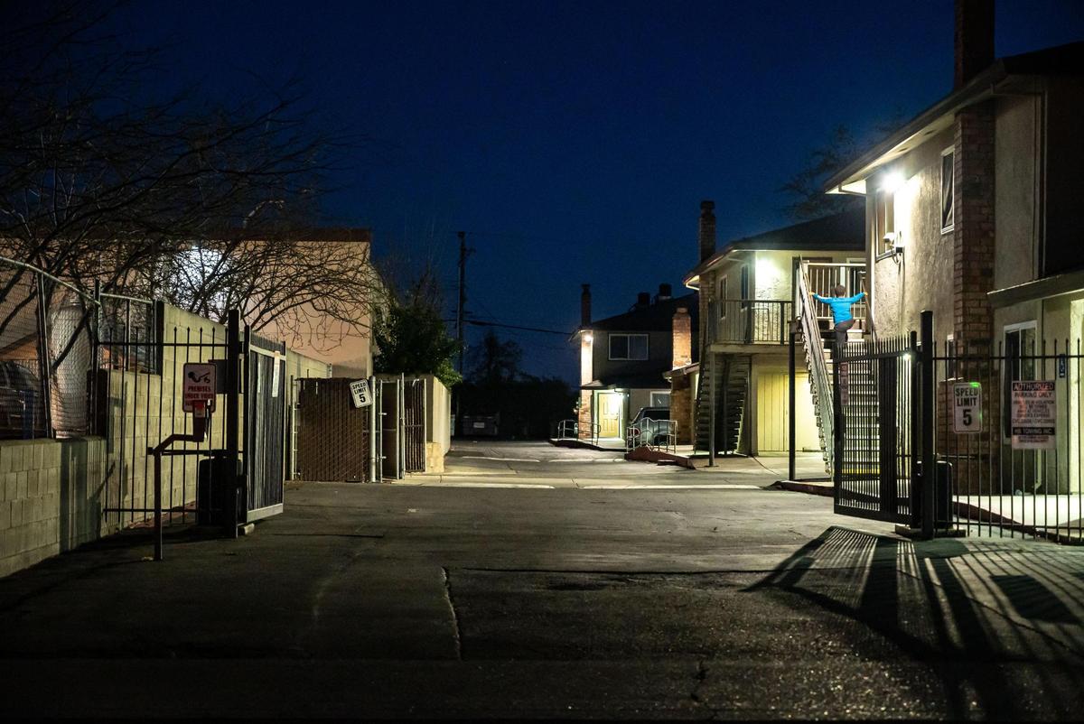The always-open security gate, seen here at Mutual Housing at Glen Ellen on March 11, has not operated for years, tenants said. New site manager Sharon Calkins has not fixed the gate, but according to residents has increased the use of small cameras around the south Sacramento complex.