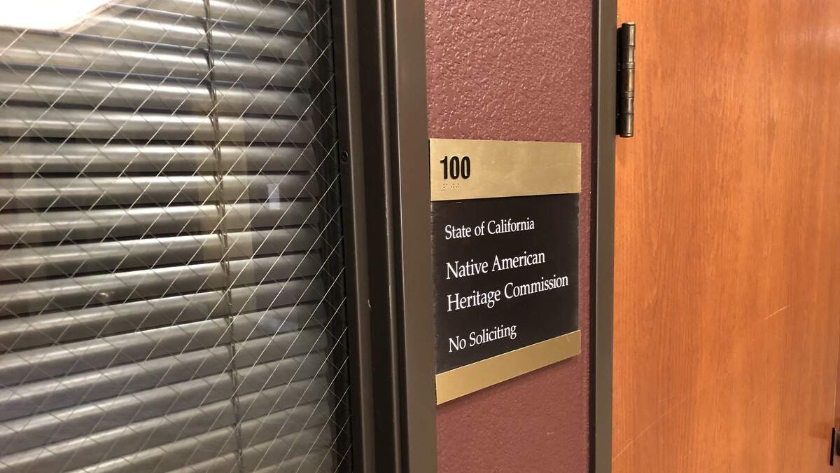 A man was arrested for vandalism Monday morning after allegedly throwing cinder blocks through windows at the Native American Heritage Commission office in West Sacramento. The office was closed Tuesday.