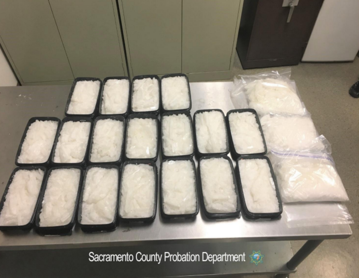 30 pounds of methamphetamine was found at a home in South Sacramento. Sacramento County Probation Department is calling this bust the largest in the department’s history.
