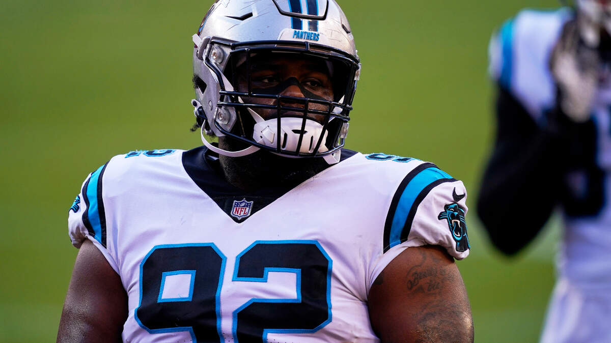 Carolina Panthers defensive tackle Zach Kerr joined the 49ers on Tuesday.