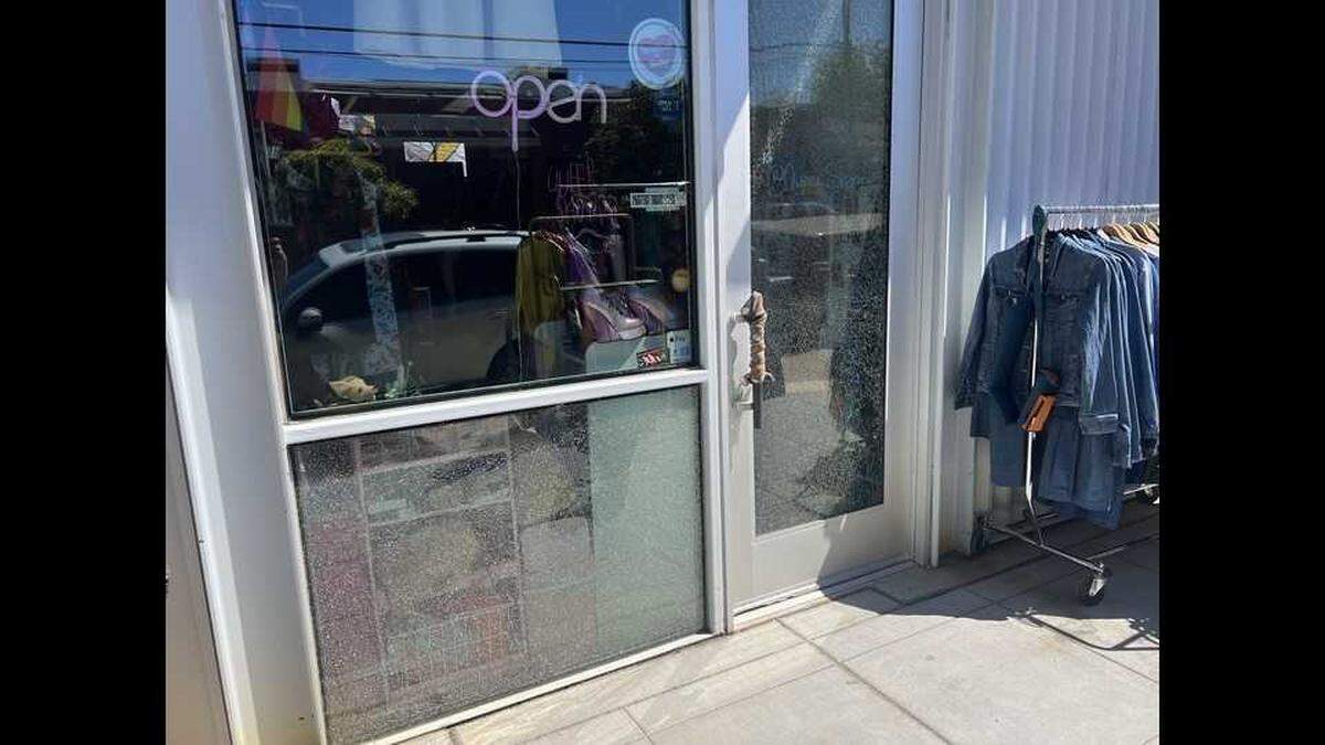 QueerShoppe, an Oak Park LGBTQ+ owned thrift store, was target Friday with a hate crime, said owner Amelia Sultana.