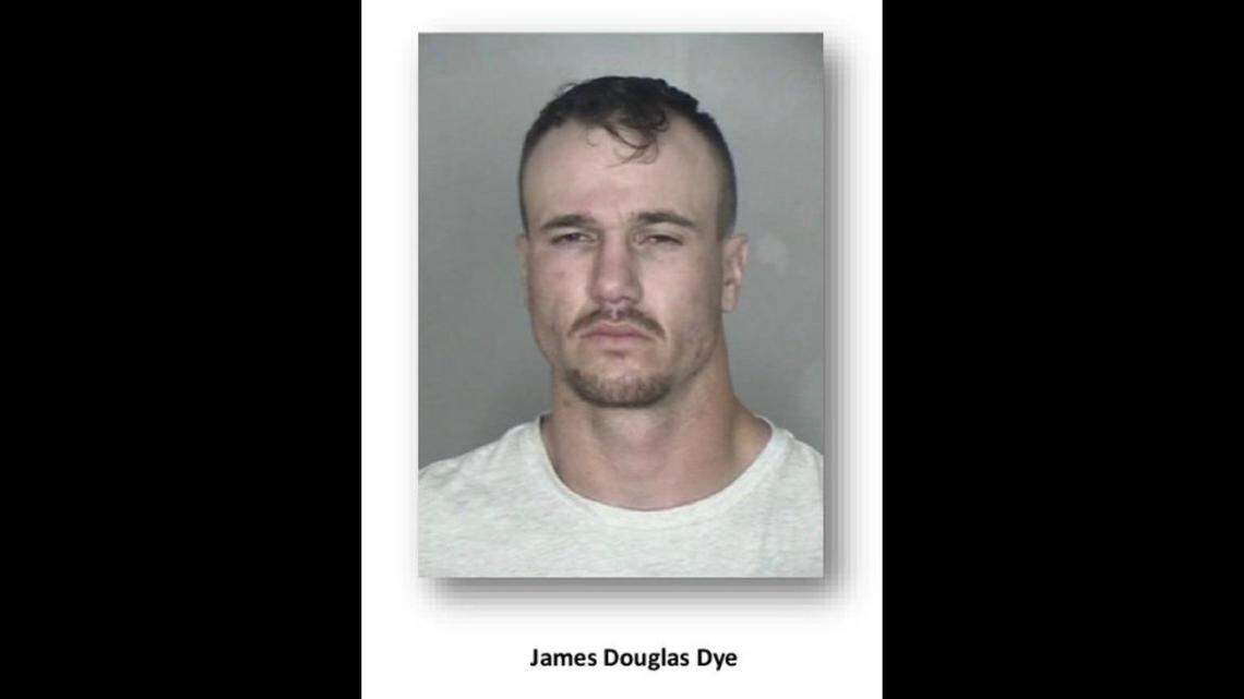 James Dye was arrested Friday on an outstanding warrant for identity theft, according to the Butte County Sheriff's Office.