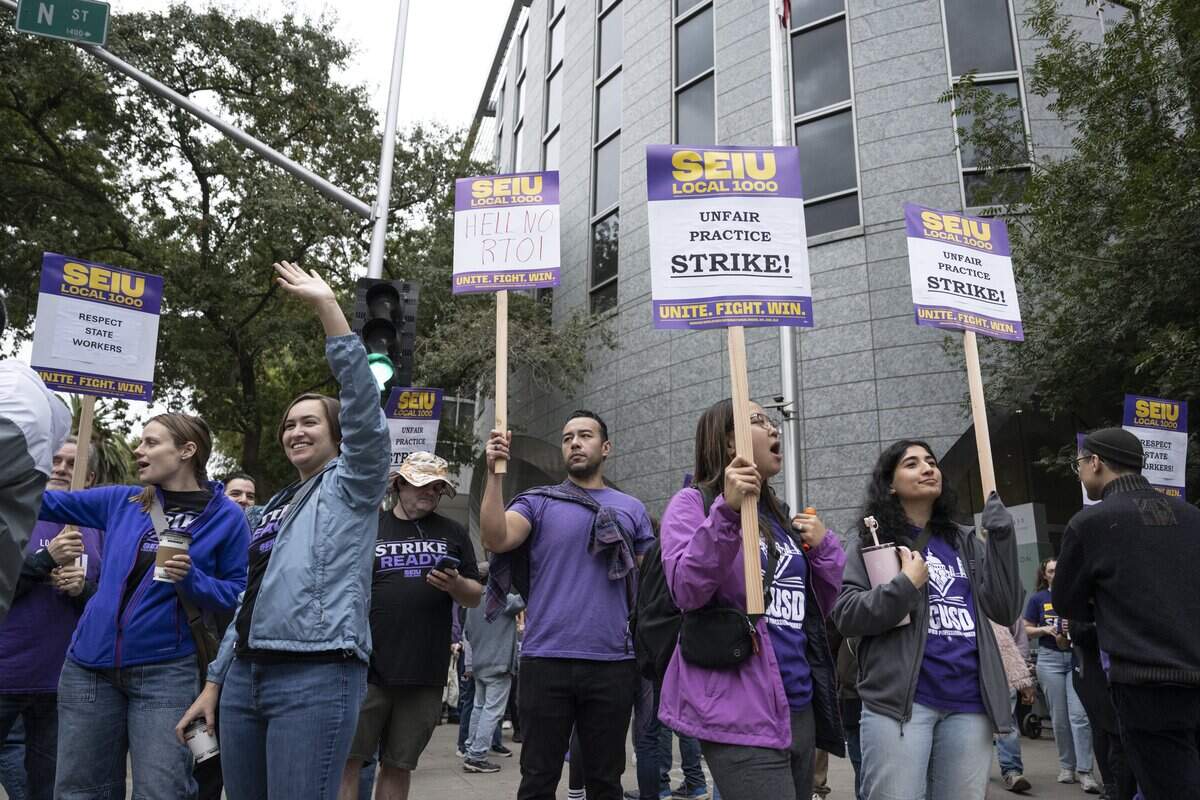 California state workers on strike: What picketing workers say ...