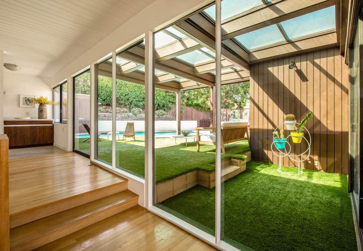 The Adler House was designed by architect Richard Neutra in Los Angeles.