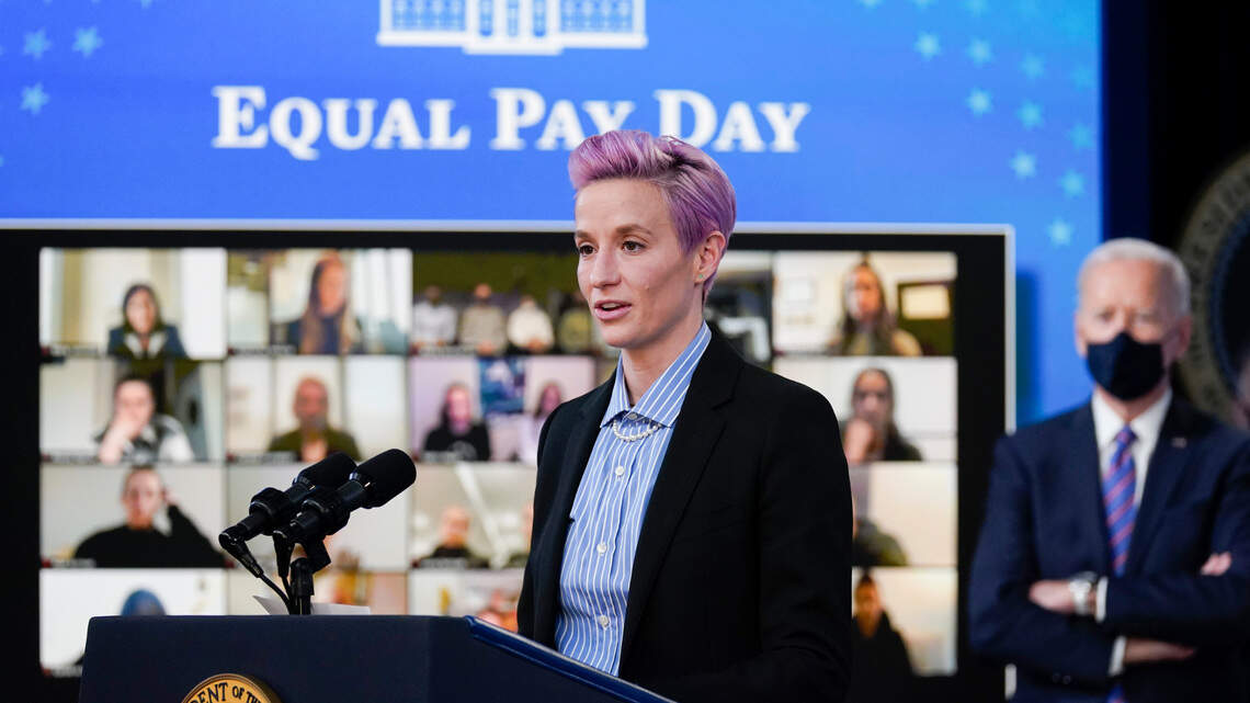 Soccer star Megan Rapinoe doesn’t complain, she dominates. Take that, Draymond Green