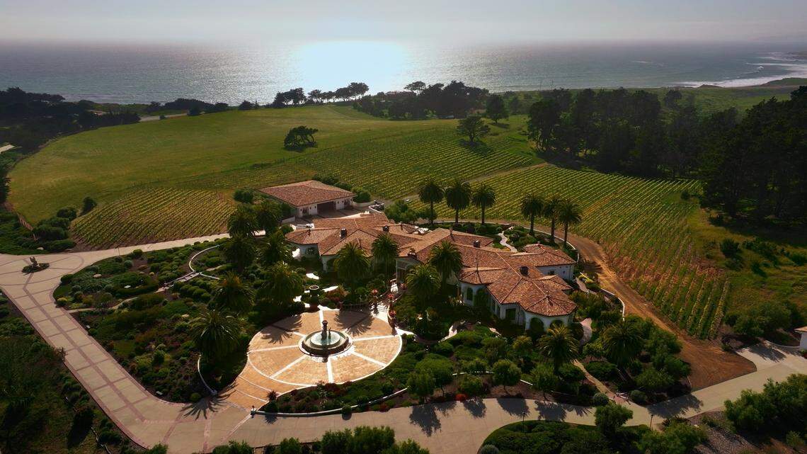 Dazzling SLO County estate with vineyard, helipad, ocean views sells for record price