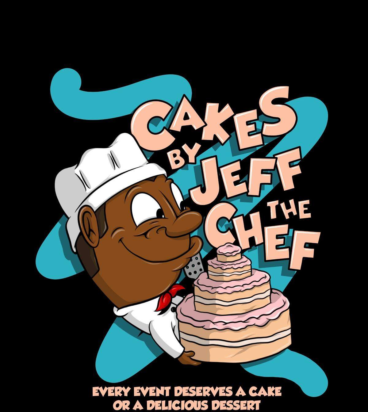 Cakes by Jeff the Chef logo.