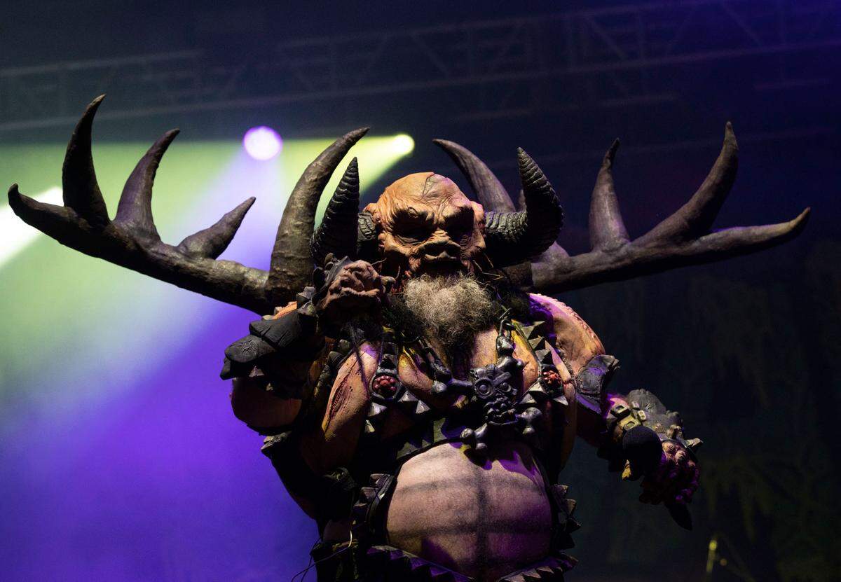Gwar performs live at the Aftershock Festival on Friday, Oct. 7, 2022 at Discovery Park in Sacramento.