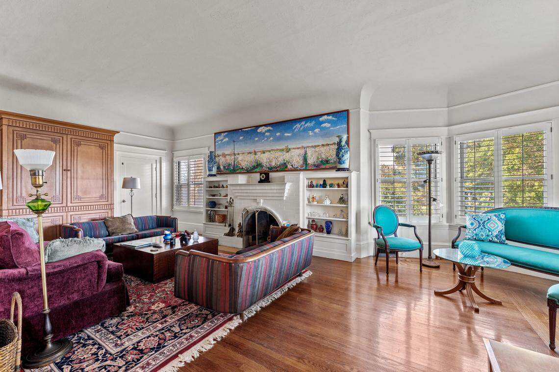 The three-bedroom house spans 4,100 square feet.