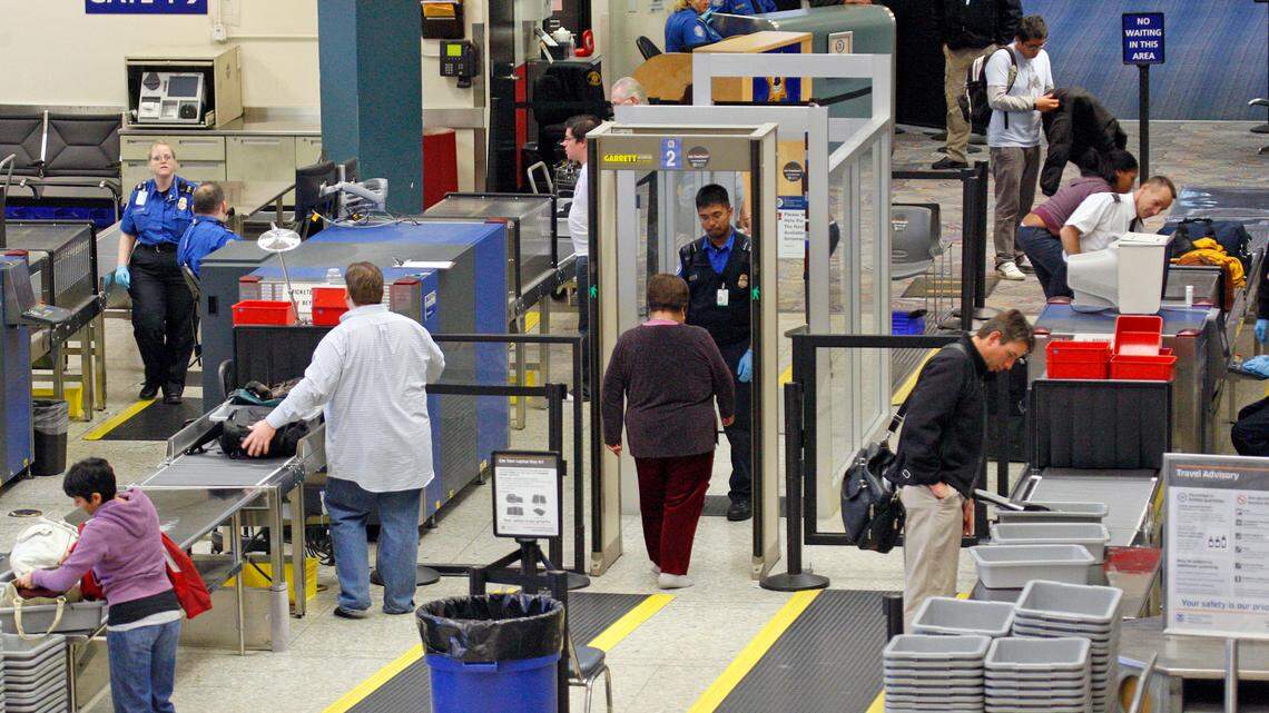 A passenger angry about flight delays told airline workers Sunday at Oakland International Airport, shown here in 2010, that he had a bomb, closing a terminal for two hours, deputies say.