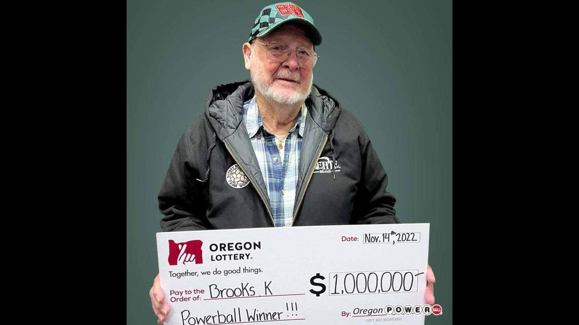A man who won $1 million on a Powerball ticket says he plans to use his winnings to treat his wife to a used car, Oregon lottery officials said. 