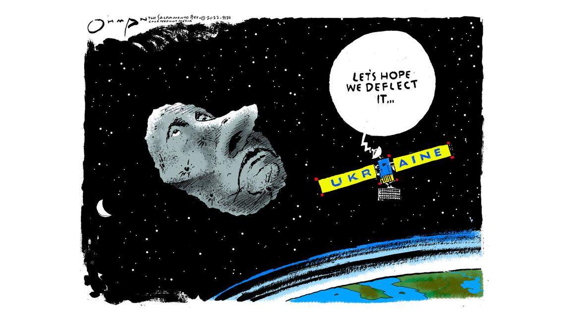 Jack Ohman: Putinoid on collision course ...