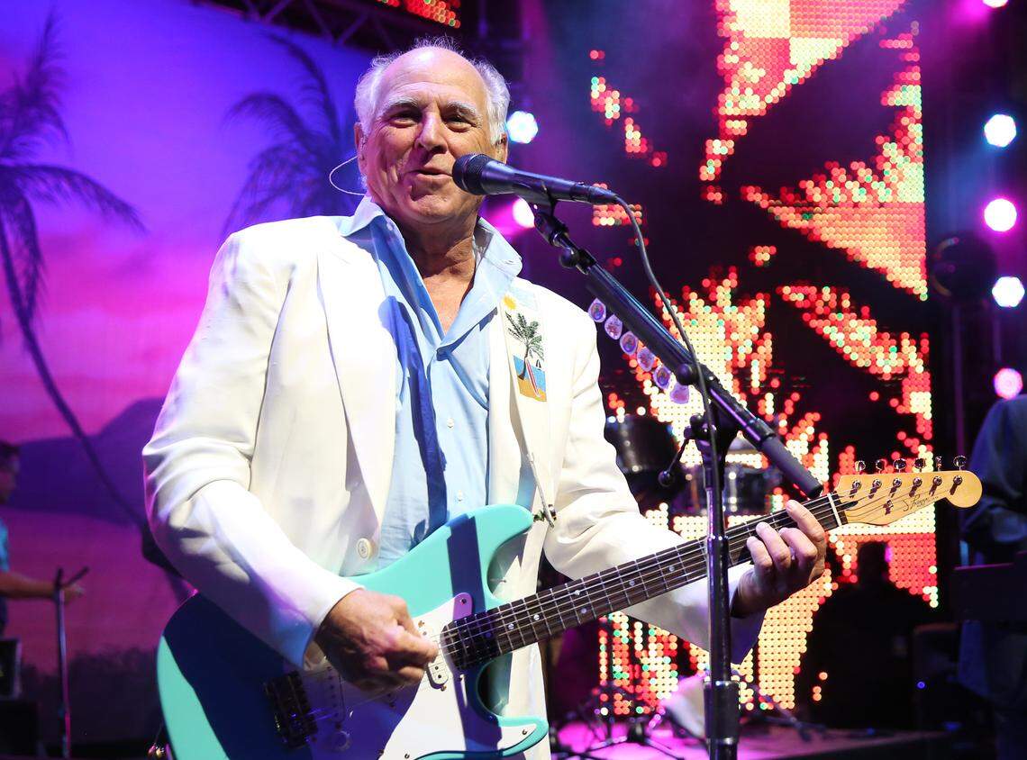 In this 2015 file photo, Jimmy Buffett performs at the after-party for the premiere of “Jurassic World” in Los Angeles.