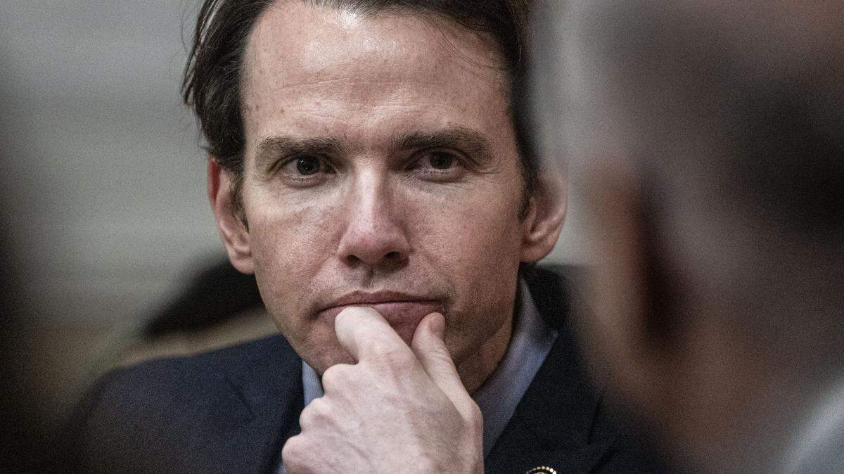 Rep. Kevin Kiley, R-Rocklin, speaks during a Sacramento Bee town hall meeting at the historic Loomis Train Depot in Placer County on Tuesday, Feb. 17, 2026.