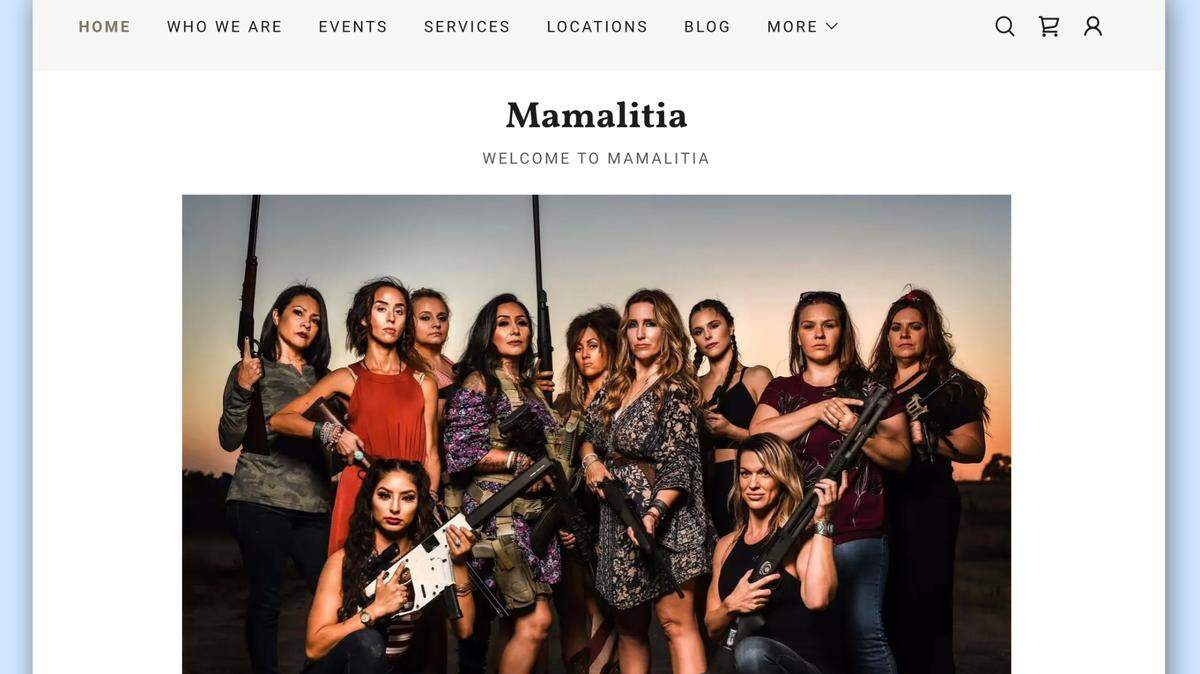 The homepage of mamalitia.org