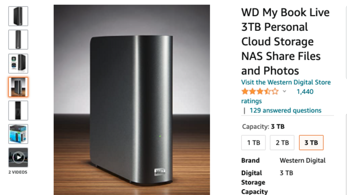 Some people who own Western Digital My Book Live external hard drive lost all of their data due to a compromise.