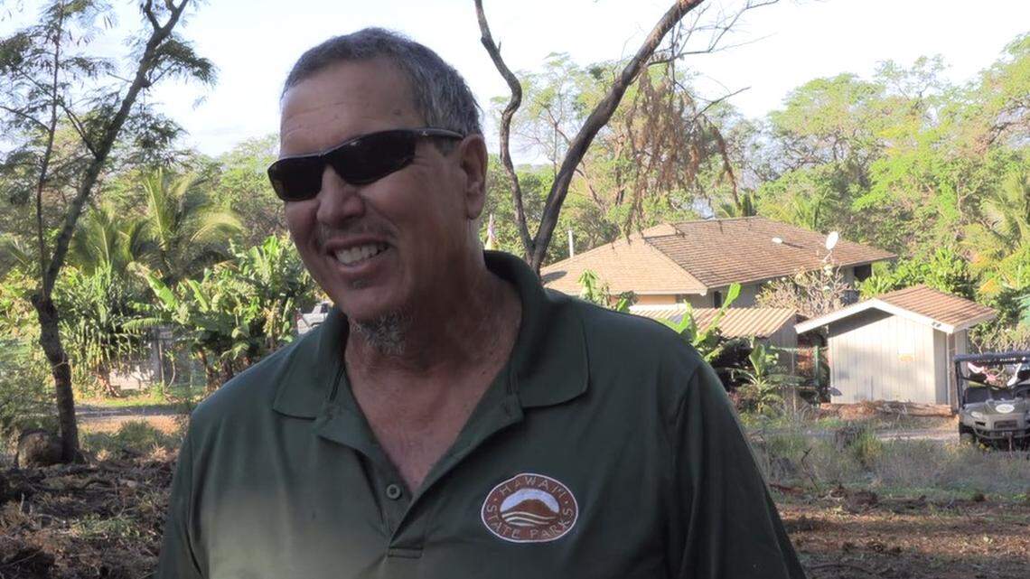 William ‘Wade’ Latham, a veteran State park caretaker, saved a couple after they were left stranded when their rental car got a flat tire, Hawaii officials said.