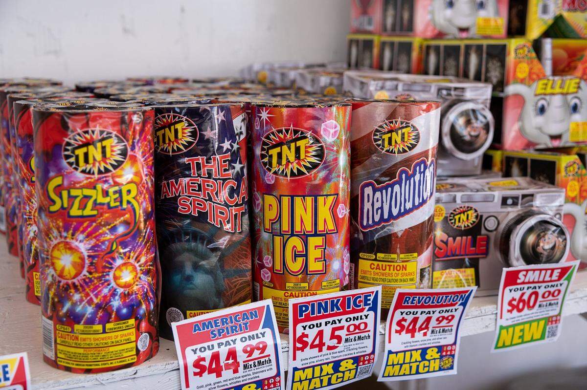 Fireworks sale begins noon Wednesday in Sacramento.