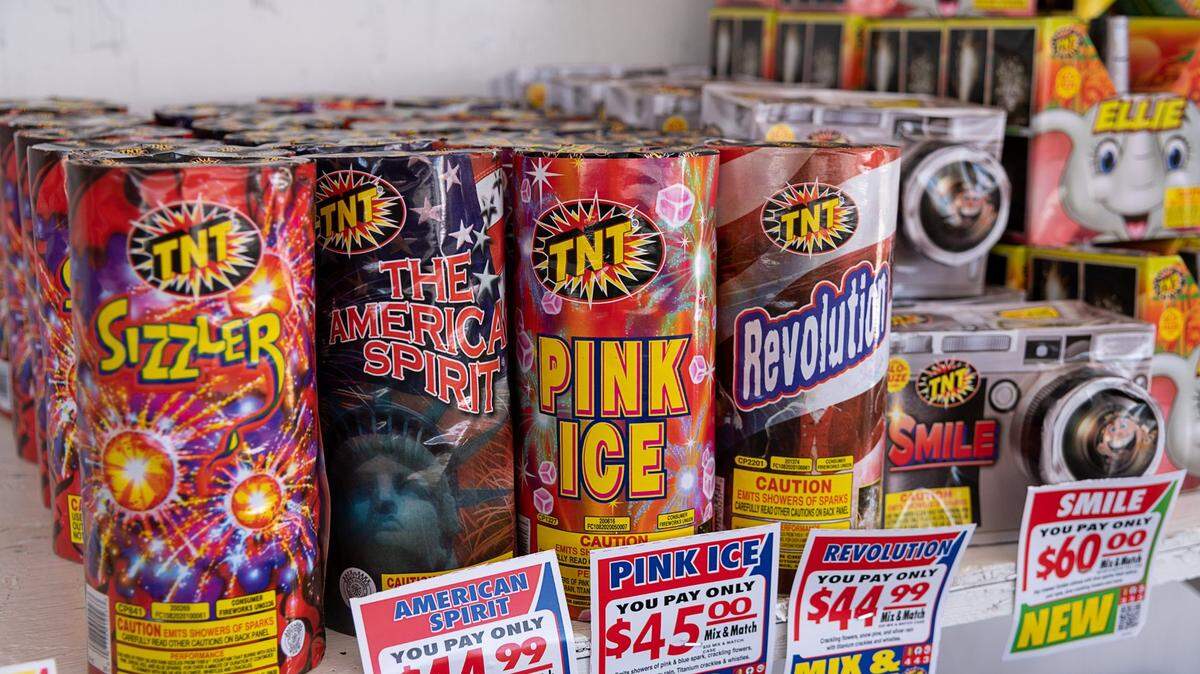 File photo. Fireworks for sale at on Monday, June 28, 2021 in Sacramento, California.