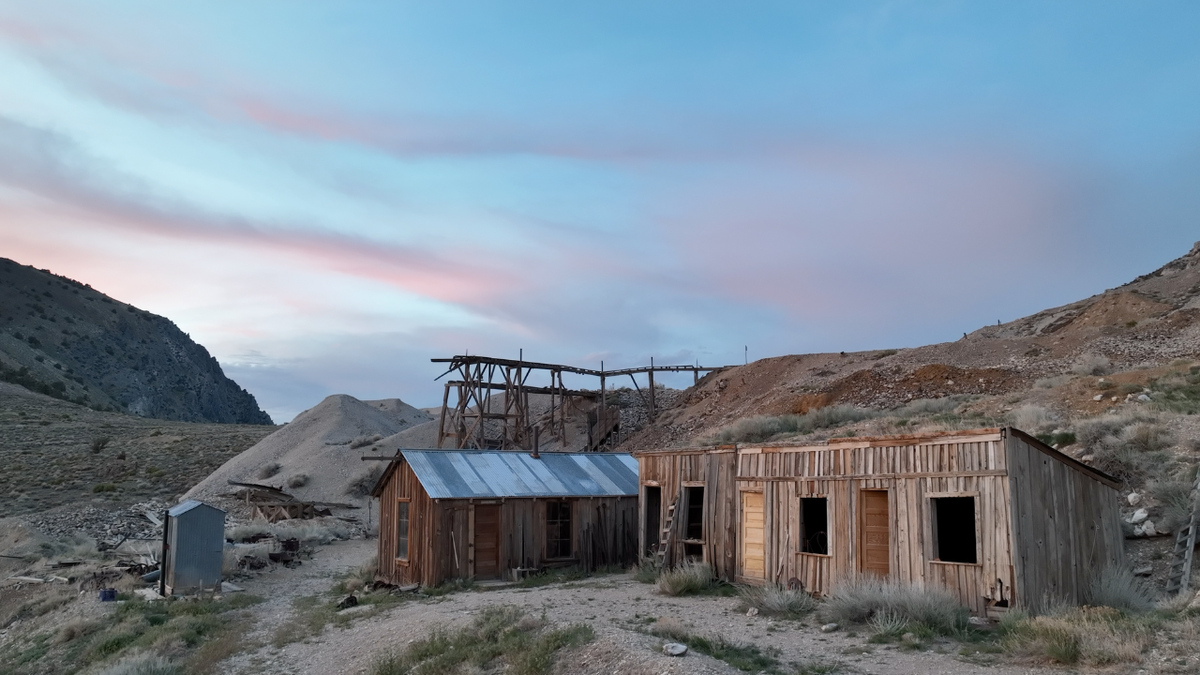 Cerro Gordo is a historic 19th-century mining town in the Inyo Mountains.
