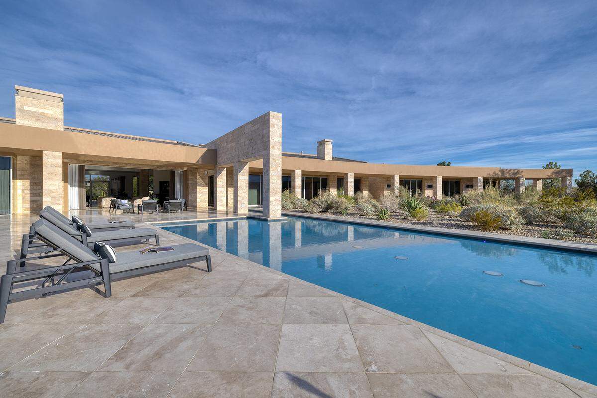 The home near the Vegas Strip is listed at $19.5 million.