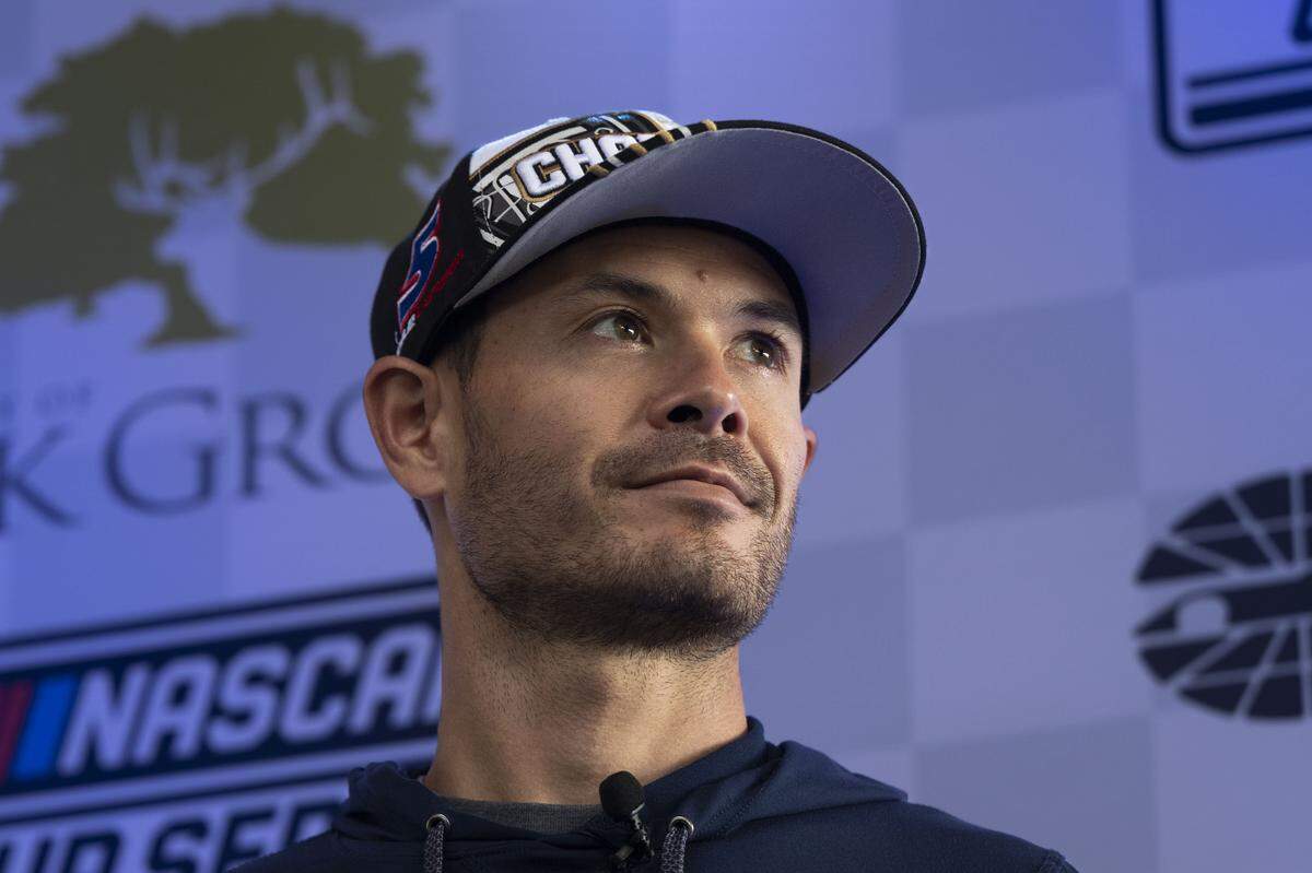 Kyle Larson is celebrated on Friday in his hometown of Elk Grove after winning his second NASCAR Cup Series Championship earlier in the month. 