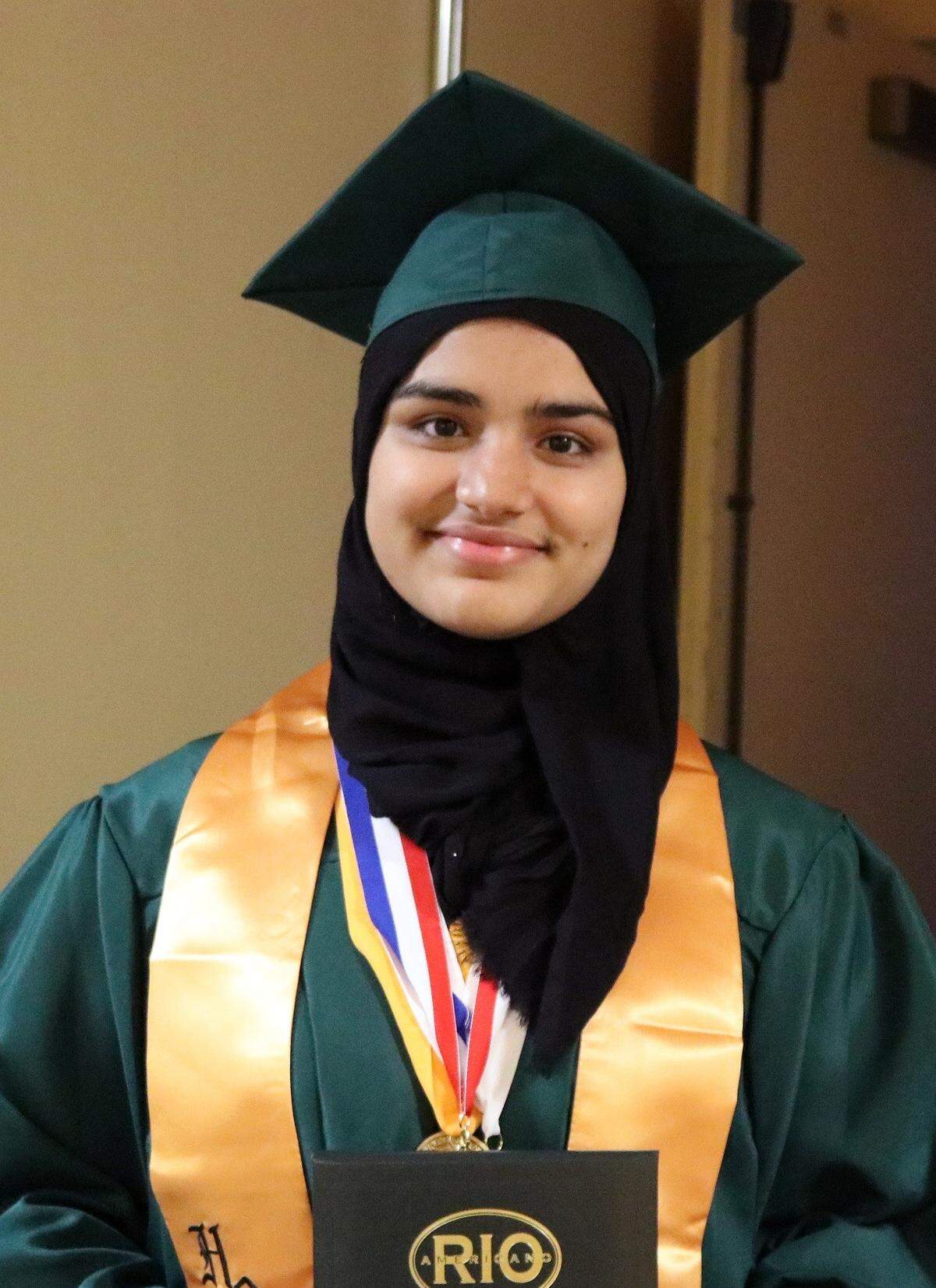 Marwa Mayar recently graduated from Rio Americano High School.