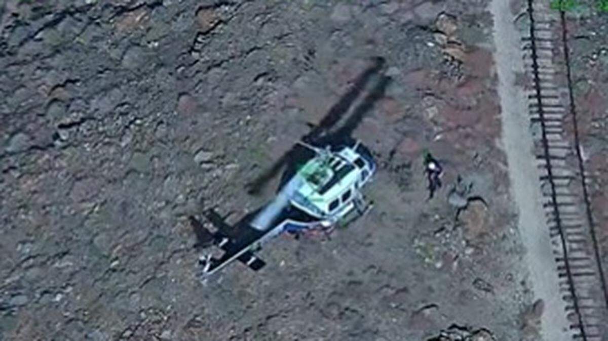 A hiker from Italy rescued by a San Diego County Sheriff’s Department helicopter spent three days lost in the Jacumba Mountains in California.