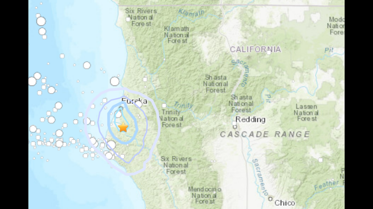 A 3.2-magnitude earthquake shook the Humboldt County area in California, the U.S. Geological Survey reported.