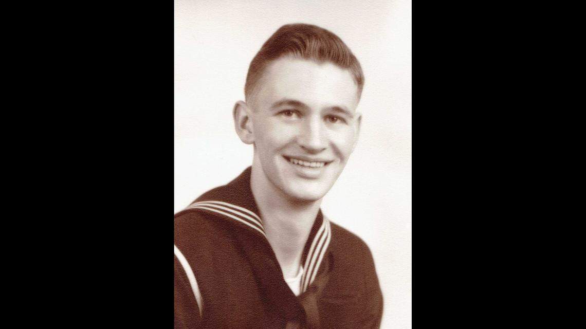 Grebitus joined the Navy in 1944. He was a Seabee working as an electrician and doing ship repair, and he served until 1946.