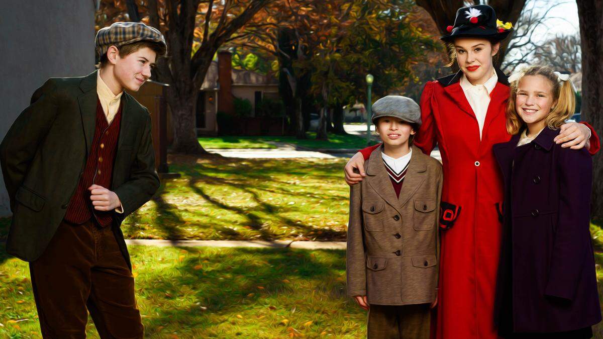 The all-children cast of Mary Poppins Jr. will perform this weekend at Sacramento Theatre Company.
