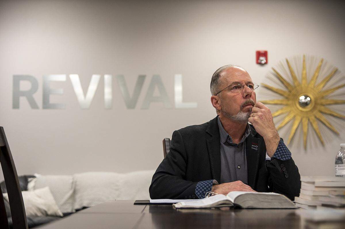 Pastor Doug Bird of the Abundant Life Fellowship announced service will now be conducted by live stream after having the last live service during the coronavirus pandemic on Sunday, April 5, 2020 in Roseville.