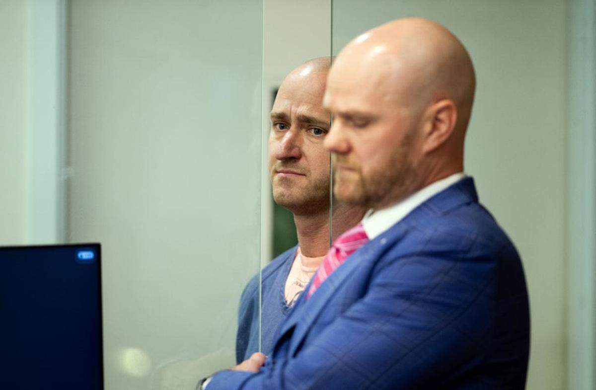 Joseph Emerson, 44, was arraigned in Multnomah County Circuit Court on Tueday. Emerson, a pilot, is accused of attempting to disable the engines of an Alaskan Airlines plane on which he was riding while off-duty.