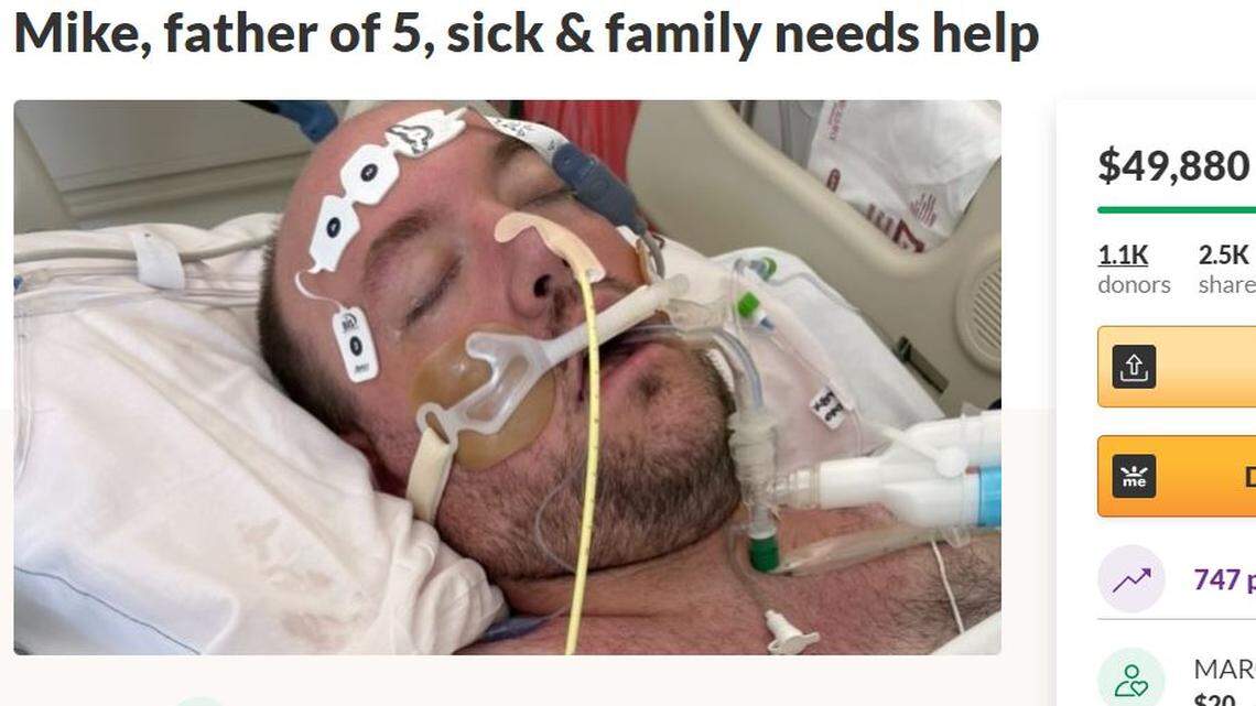 Michael Freedy, 39, of Las Vegas died of COVID after holding off on getting vaccinated to see how others reacted, his fiance says. They have five kids.