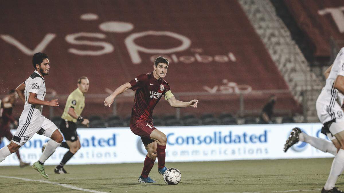 Drew Skundrich is Sacramento Republic FC’s 25-year-old midfielder with a championship pedigree.