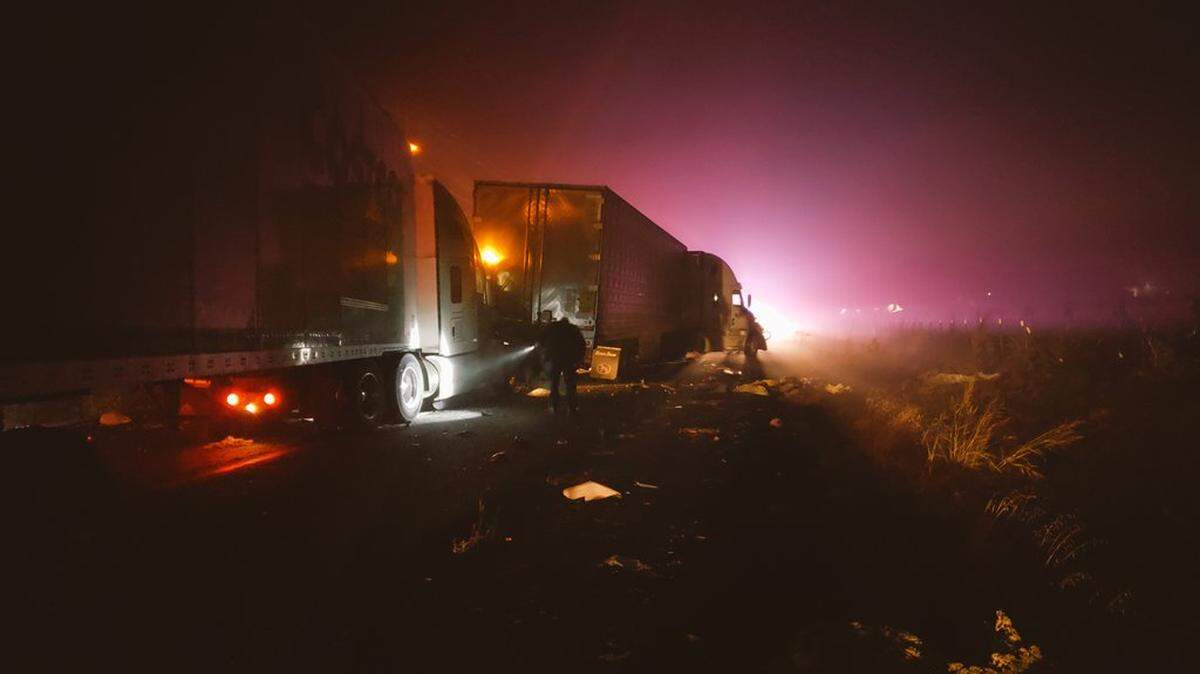 A fatal collision involving five big-rig trucks and five other vehicles left at least three dead and led to the closure of Highway 99 between Biggs East Highway and Ord Ranch Road.