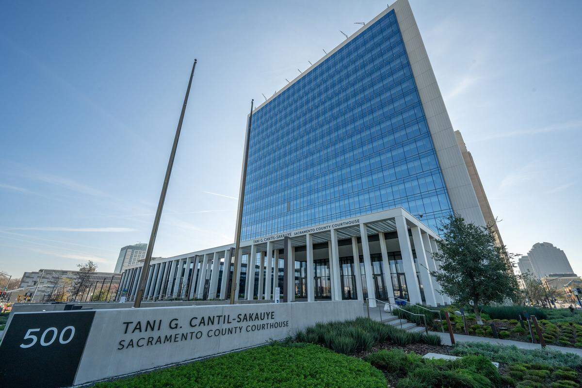 A view of the new Tani G. Cantil-Sakauye Sacramento Courthouse on Jan. 26.