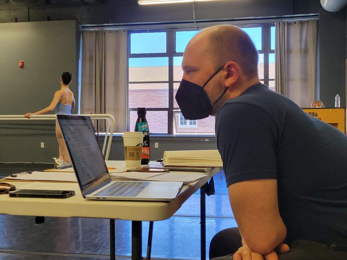 Stefan Calka keeps a close eye on auditions for Sacramento Ballet.