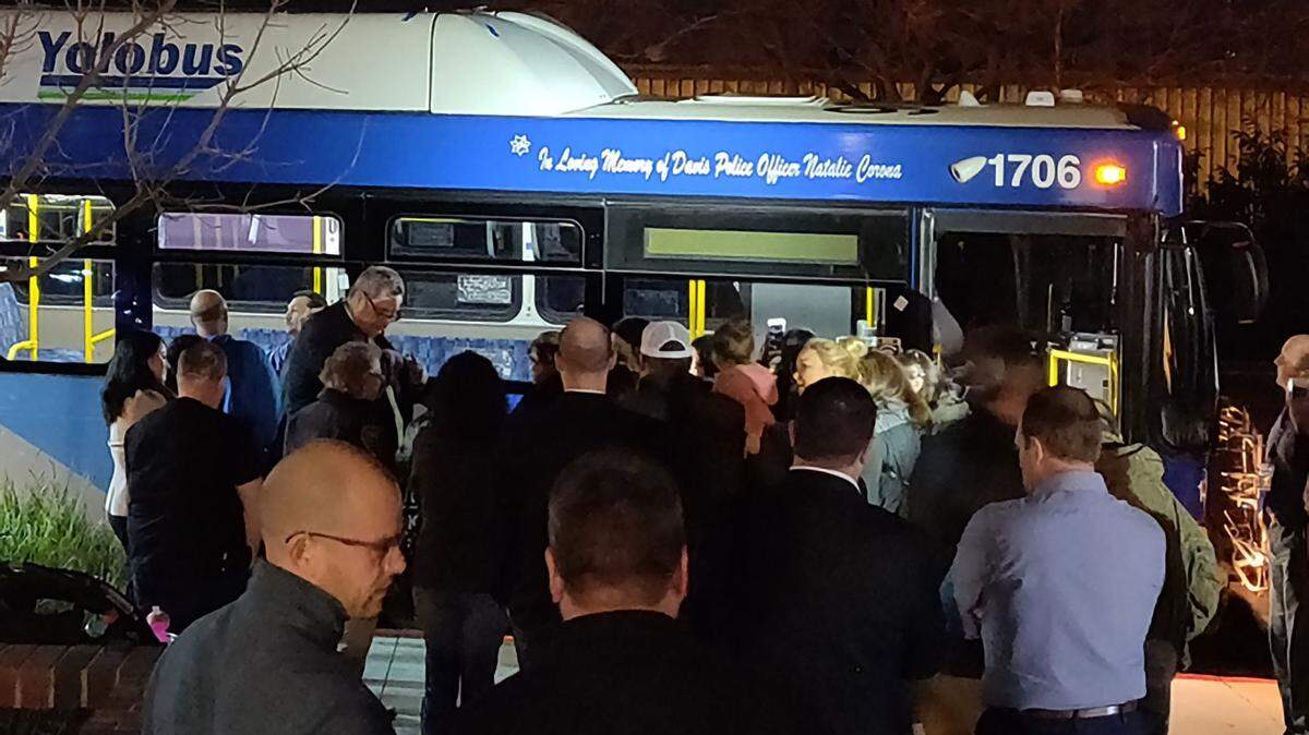 Yolobus is honoring fallen Davis police officer Natalie Corona by dedicating and renaming bus No. 1706, which was hit by gunfire during the Jan. 10 shooting that killed the 22-year-old.