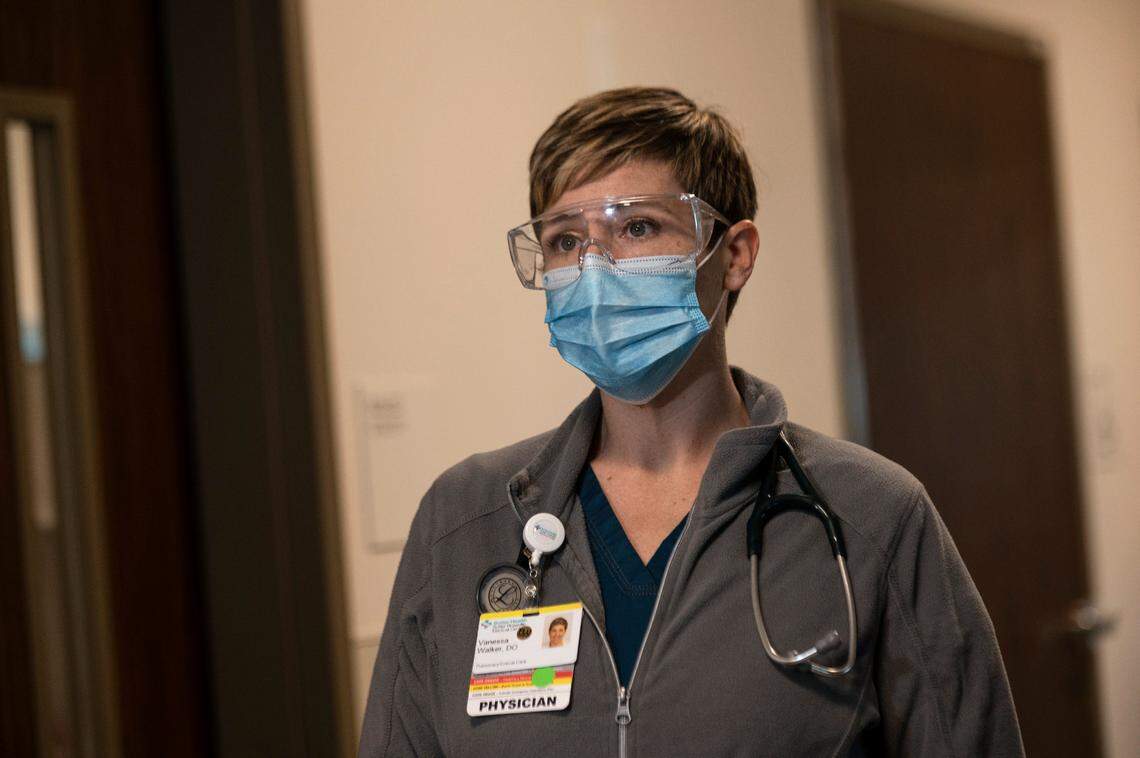 Doctor Vanessa Walker at Sutter Roseville Medical Center said, Tuesday, Dec. 22, 2020, that because there are so many sick people, they are having to triage and can only put people in the ICU that absolutely have to be there. “I”m very concerned if we have more gatherings and more people indoors, we are going to have even more patients come to the hospital and people will not get as good of care as they should be getting simply because we don’t have the space. We don’t have all the staff that we need if we have a big surge of patients,” she said.