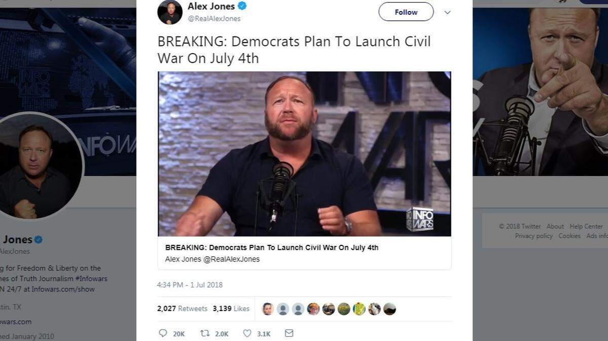 A warning by Alex Jones of InfoWars that Democrats plan to start a second Civil War on July 4 has unleashed a volley of mocking #SecondCivilWarLetters posts to Twitter bemoaning probiotic shortages and barbaric, Ted Nugent-loving enemies.