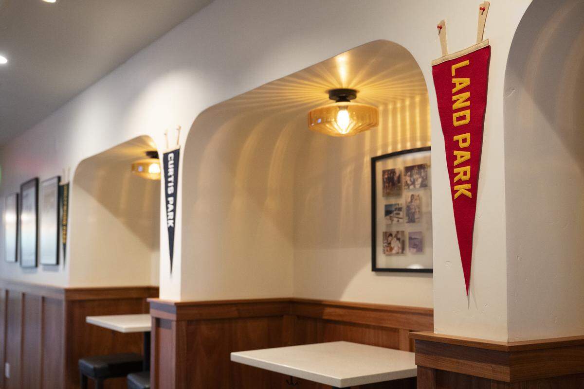 The bar interior at Stepdad’s in Land Park on Wednesday.