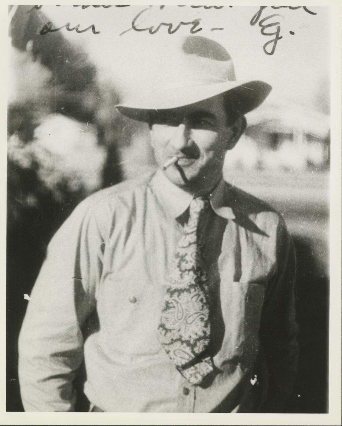 Ernesto Galarza at the Imperial Valley strike by Latino workers in 1951.