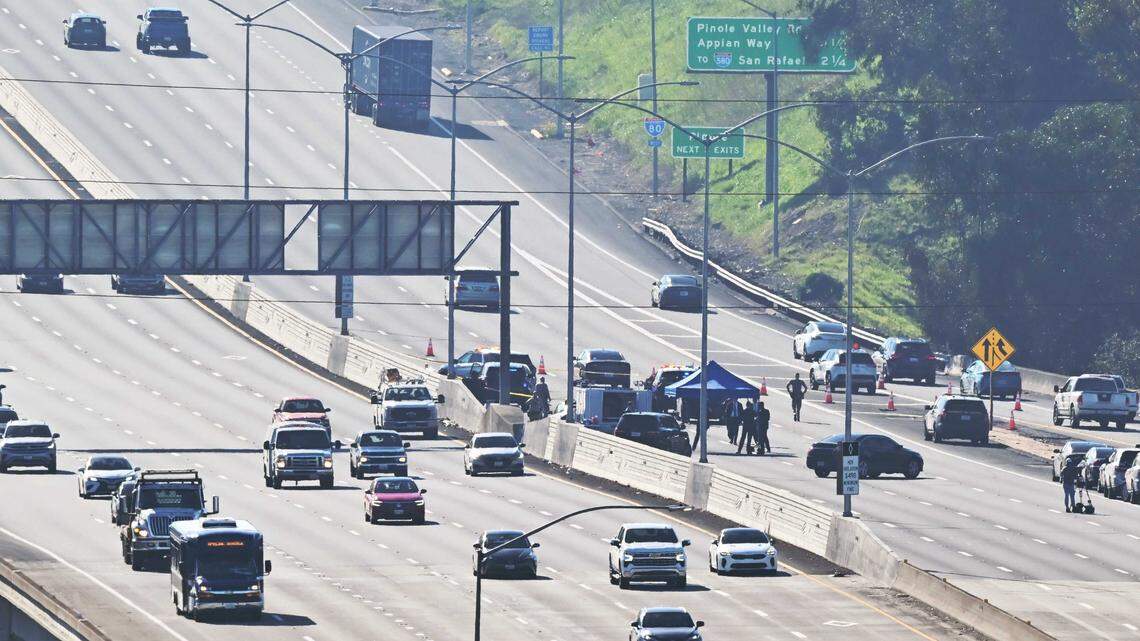 Detective fatally shoots man during commute, shutting down I-80 in Bay Area