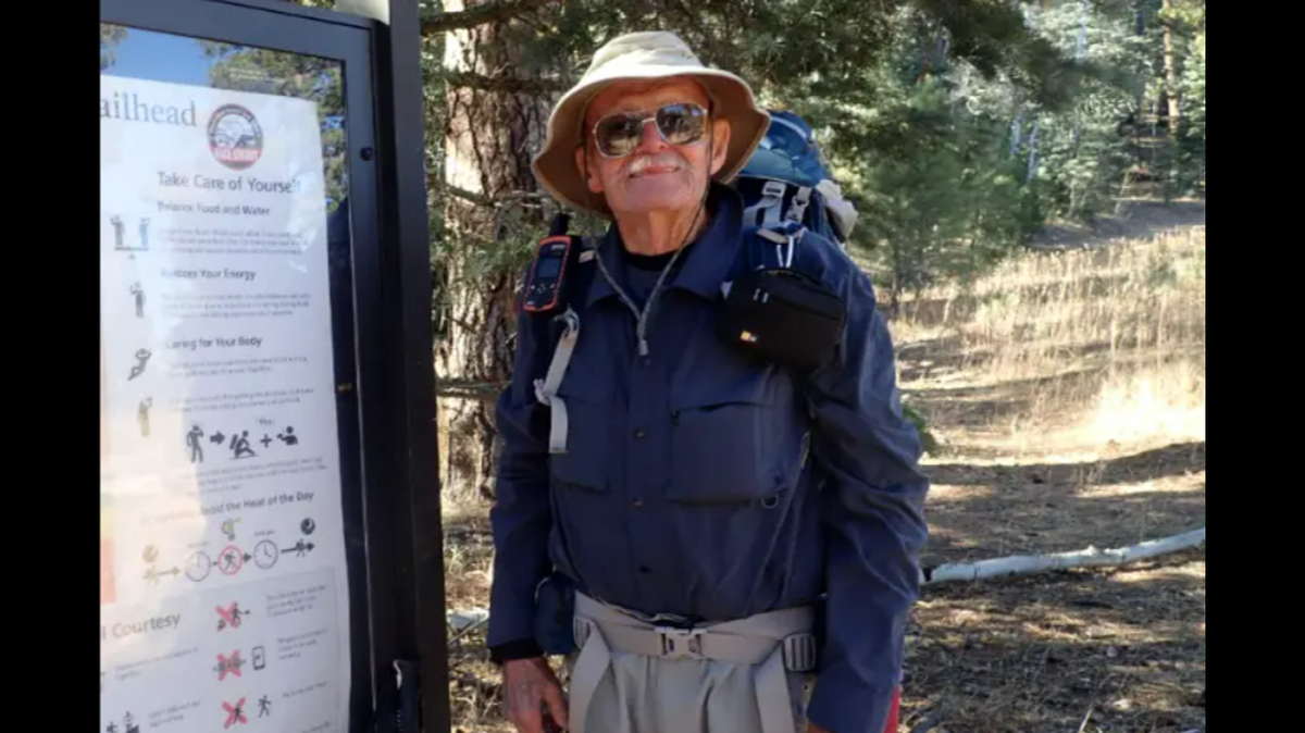 A 91-year-old Colorado man set the record as the oldest person to trek across the Grand Canyon from rim to rim.
