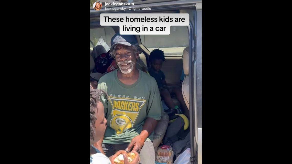 A TikToker has helped raise $50,000 for an unhoused family in California.