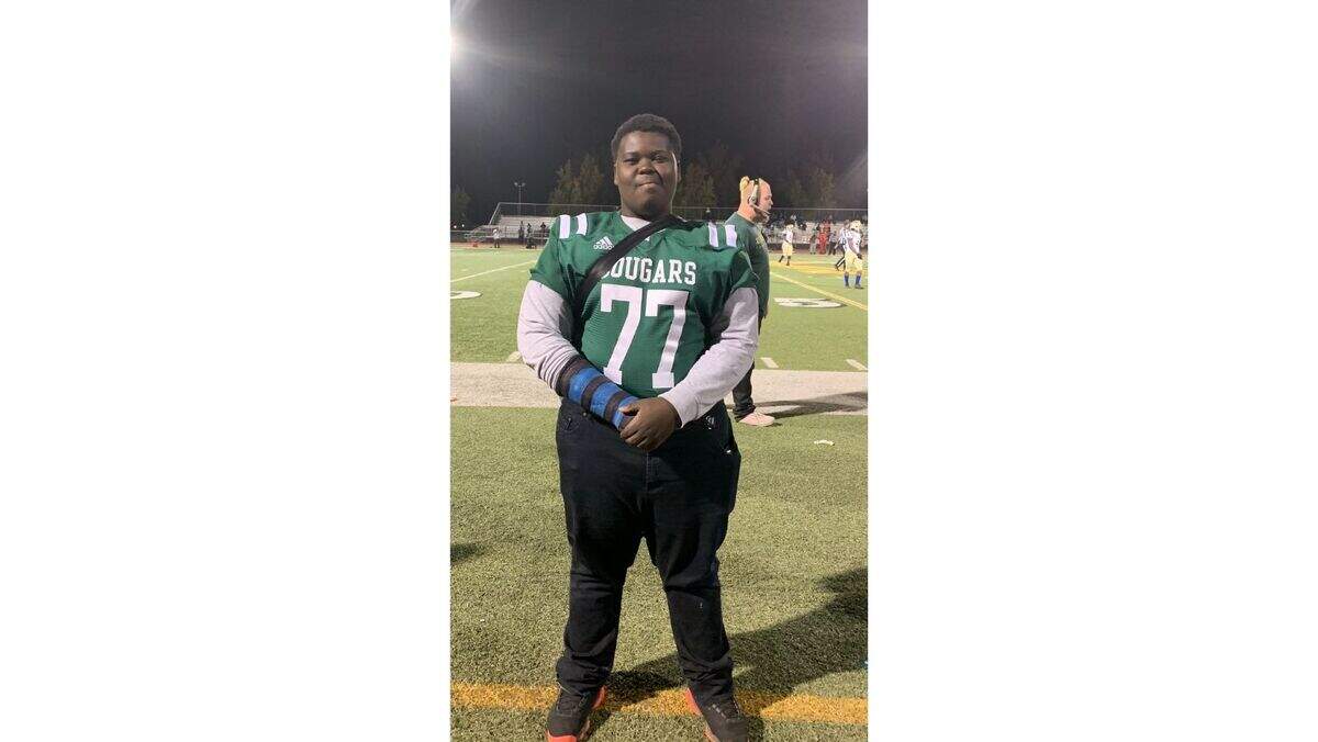 Emmanuel “Manny” Antwi, a senior lineman and Kennedy High School team comedian, died Friday after a football game.