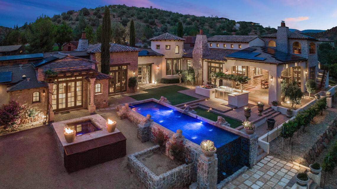 A vineyard in Sedona, Arizona, has landed on the real estate market for $16.5 million. and is listed with Russ Lyon Sotheby’s International Realty.